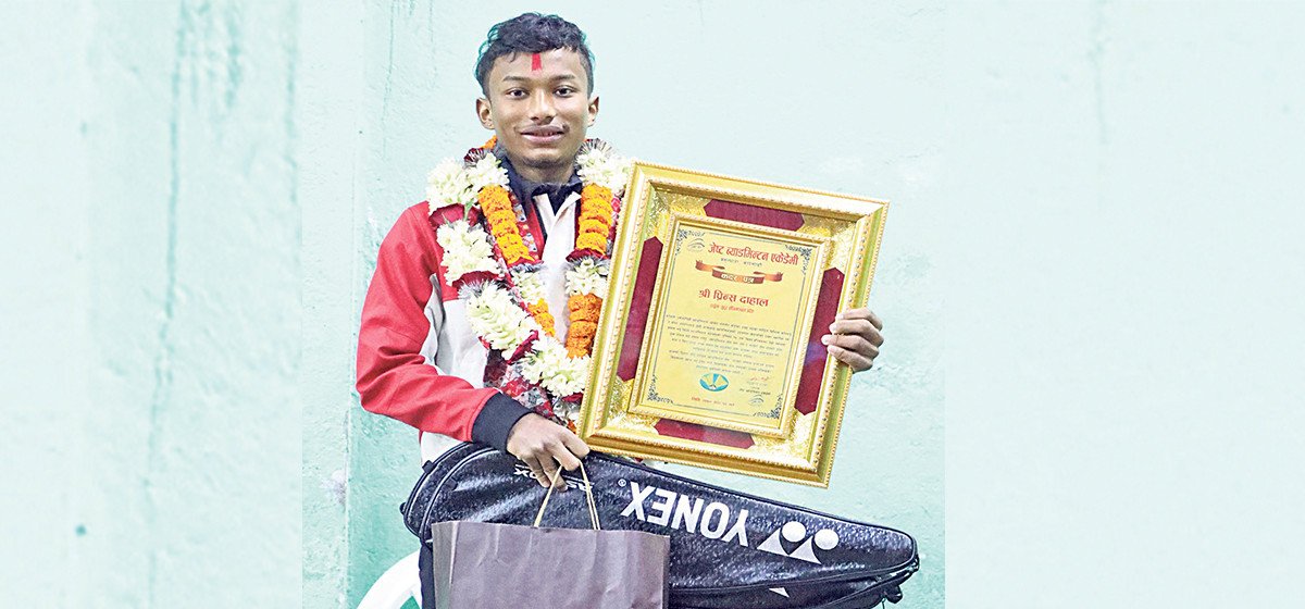 नेपाली युवा ब्याडमिन्टन स्टार प्रिन्स जुनियरतर्फ विश्ववरीयताको शीर्ष स्थानमा