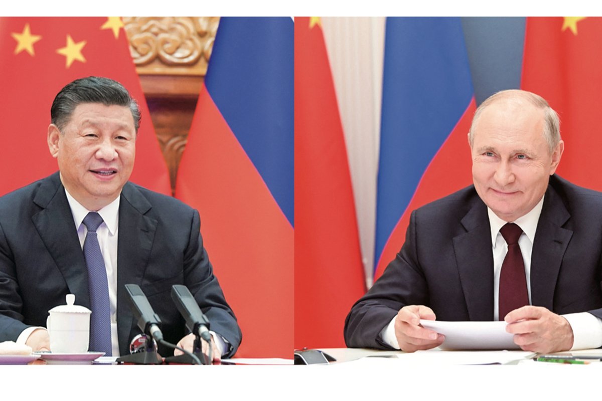 चीन र रसियाका राष्ट्रपतिबीच भेटवार्ता, चीनलाई १० अर्ब क्युबिक मिटर ग्यास दिने 