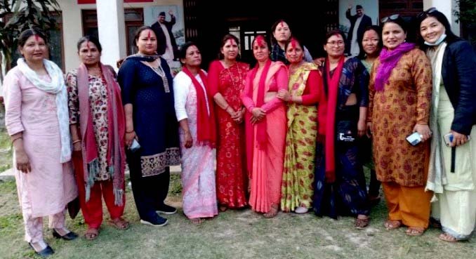 अखिल नेपाल महिला संघ धादिङको अध्यक्षमा उमा सिंखडा नेपाल